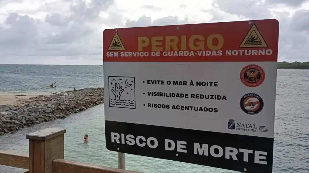 Banho noturno na Redinha vira febre nas redes, mas Bombeiros alertam para riscos e perigo de morte