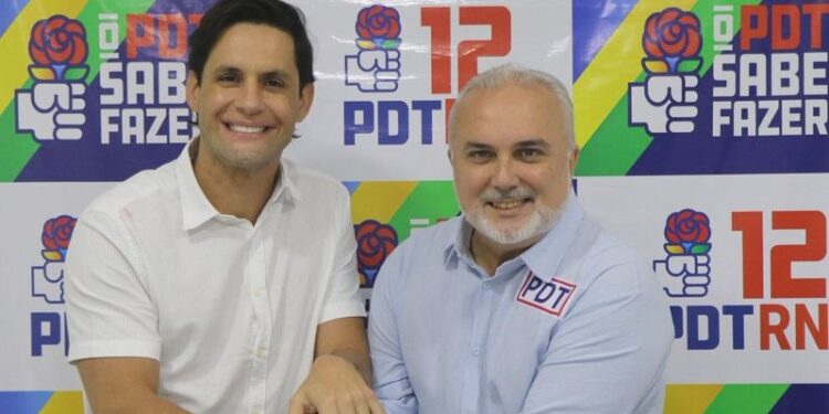 PDT oficializa Rafael Motta ao Senado com Jean Paul Prates como primeiro suplente