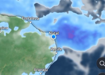 Chuva provoca vários transtornos em Natal e imagens de satélite projetam piora para o resto do dia; acompanhe ao vivo