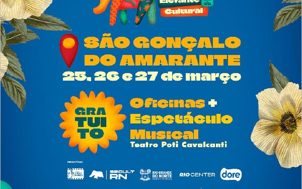 São Gonçalo recebe Conexão Elefante Cultural: três dias de arte e oficinas gratuitas com inscrições abertas