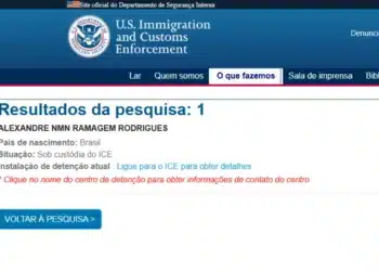 Site do ICE já tem o nome de Ramagem como "sob custódia"