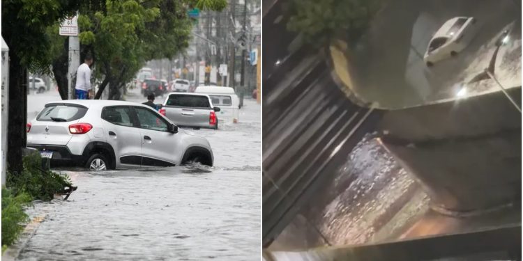 Capital do Ceará sob água: 120mm em uma noite podem afetar RN?